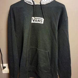 Vans black and white hoodie L